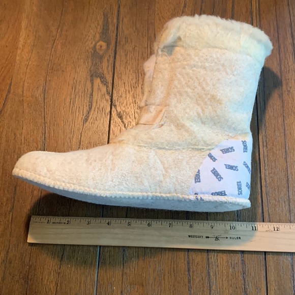 Eddie Bauer / Sorel Leather Fleece Top Snow Boots - Picture 13 of 13